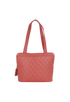 Vintage Quilted Tote, front view
